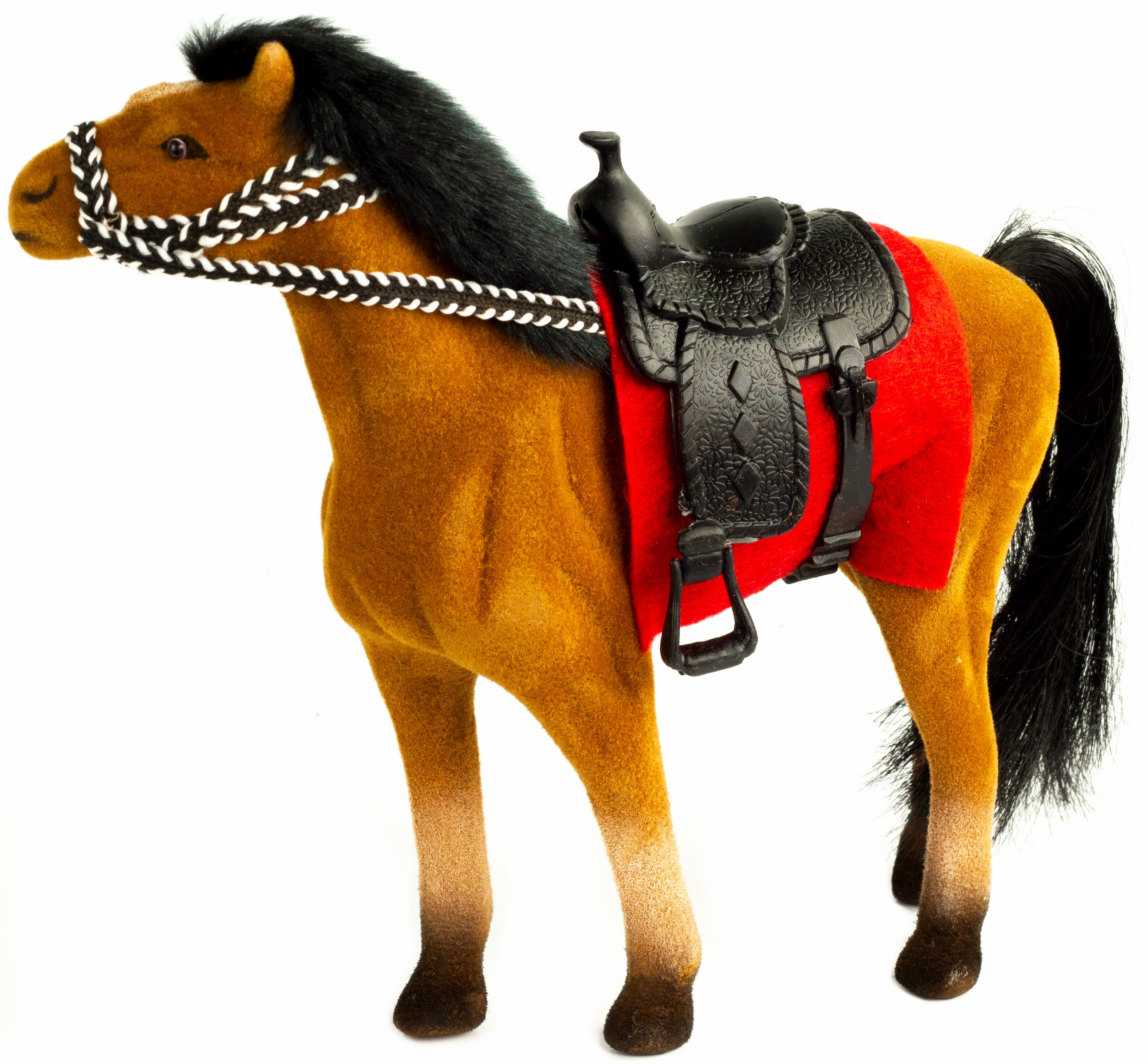 Детская кукольная игрушечная фигурка «Лошадка» 33-34-35, для девочек, 17 см. / Коричневая