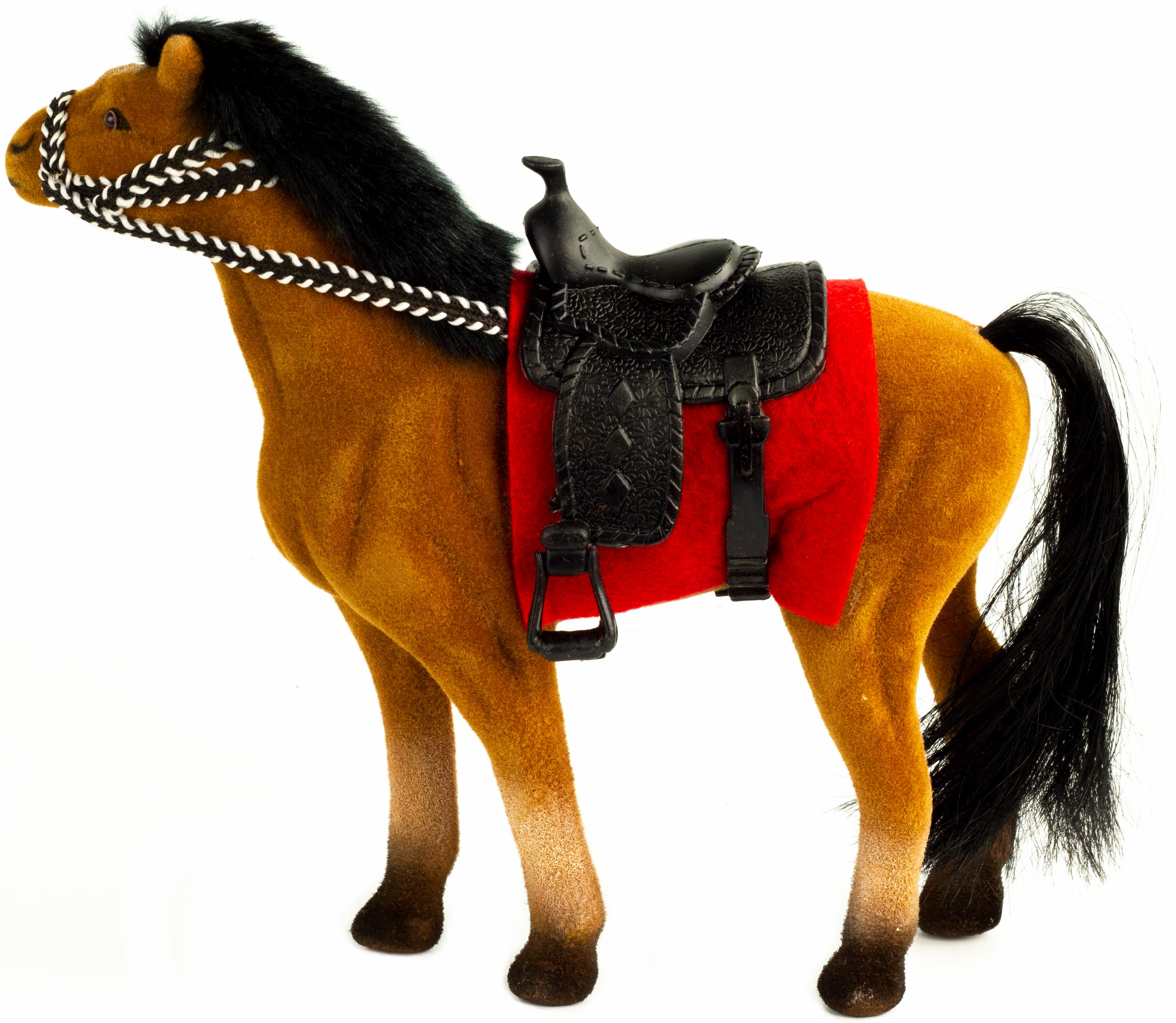 Детская кукольная игрушечная фигурка «Лошадка» 33-34-35, для девочек, 17 см. / Коричневая