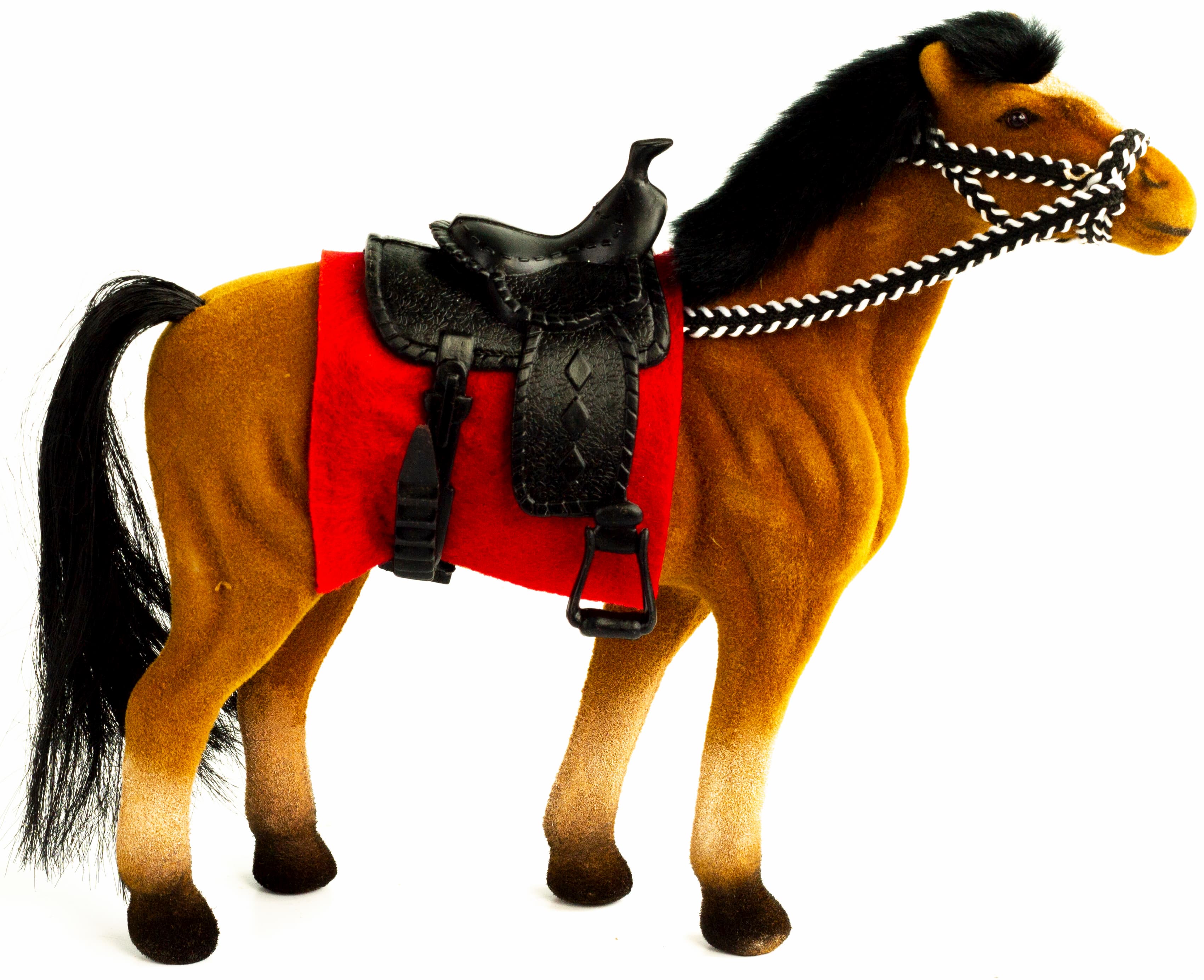 Детская кукольная игрушечная фигурка «Лошадка» 33-34-35, для девочек, 17 см. / Коричневая