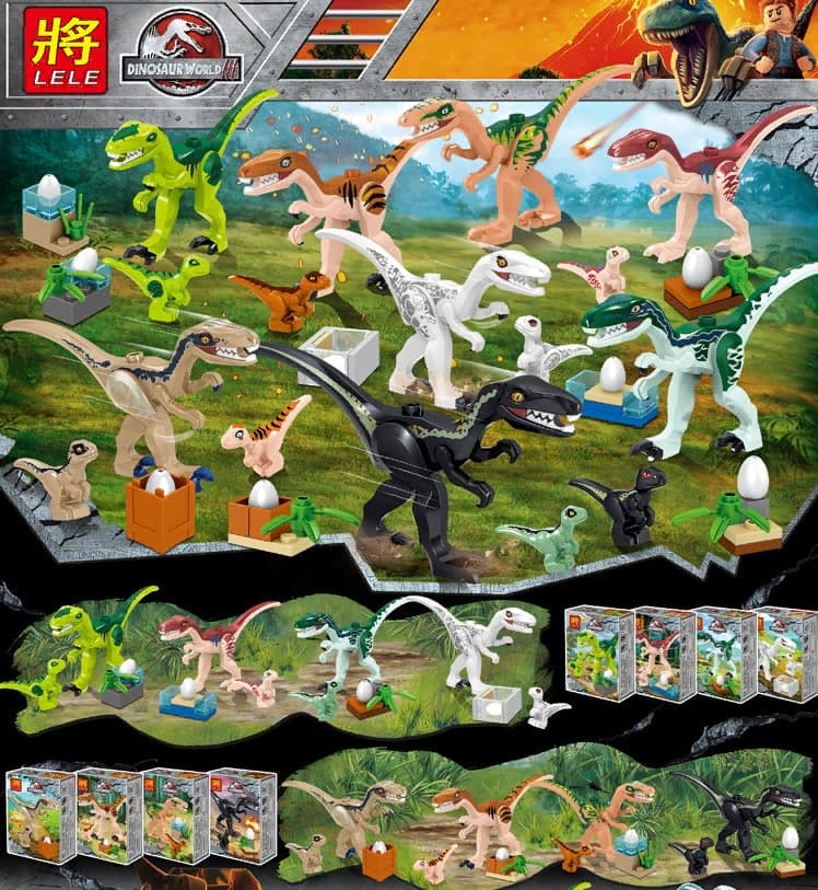 Набор Ll 8 динозавров Парк Юрского периода (Jurassic World 39154)