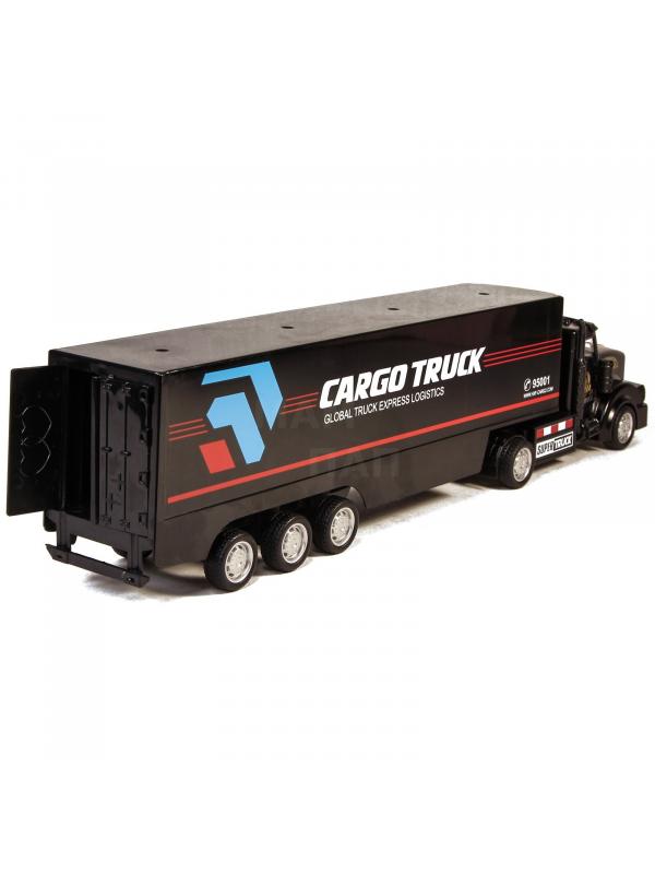 Металлическая машинка KIMI 1:48 «Трейлер Cargo Truck» K620 33 см., фрикционный