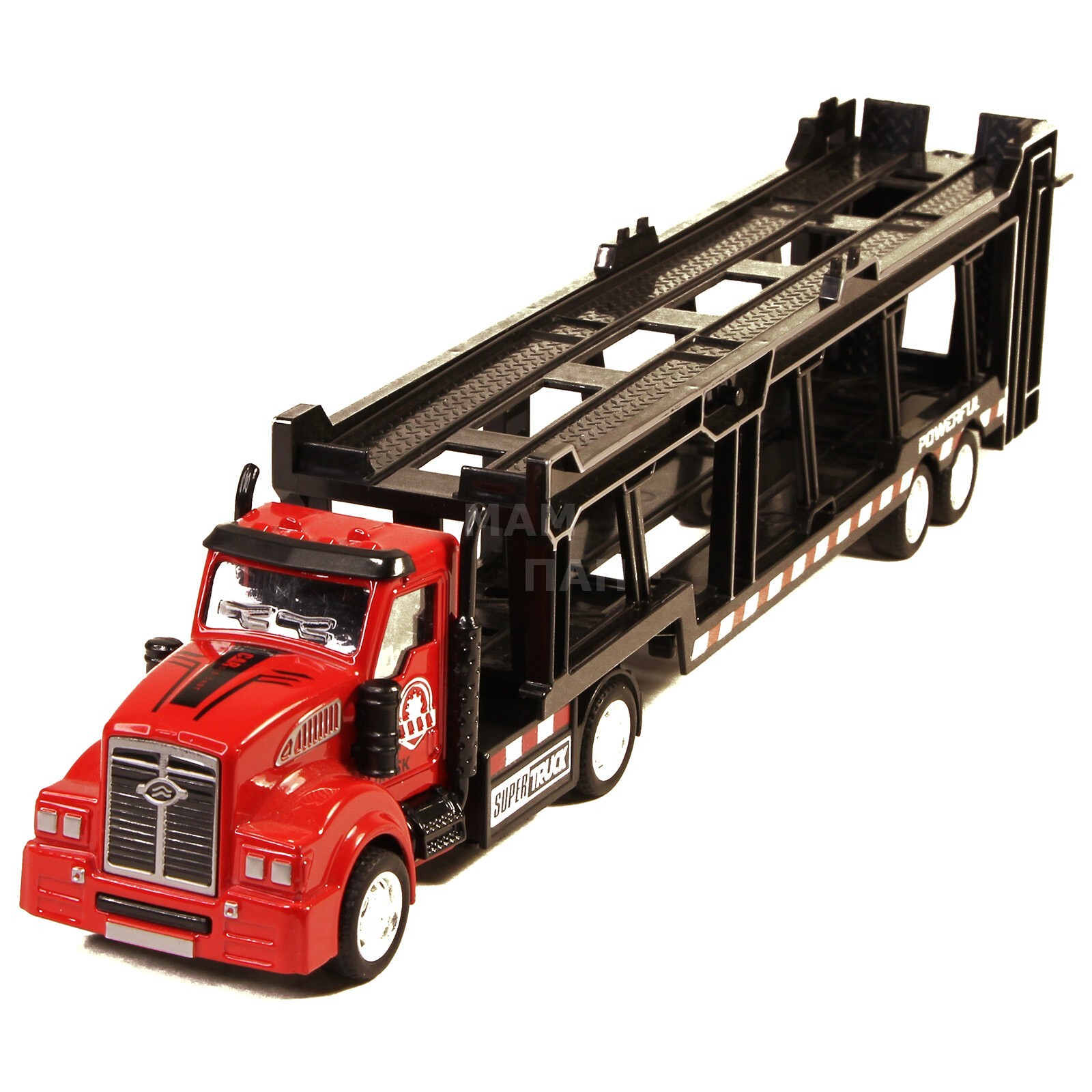 Металлическая машинка KIMI 1:48 «Трейлер Super Truck» АK621 33 см., фрикционный