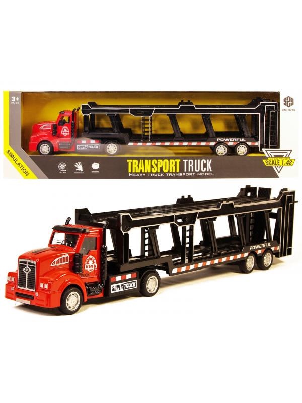 Металлическая машинка KIMI 1:48 «Трейлер Super Truck» АK621 33 см., фрикционный