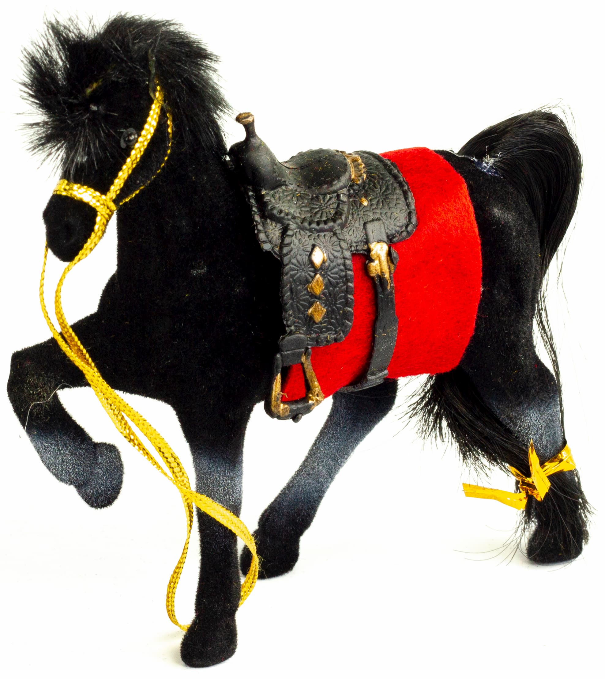 Детская кукольная игрушечная фигурка «Лошадка» 2549-8-9, для девочек, 12 см. / Черный