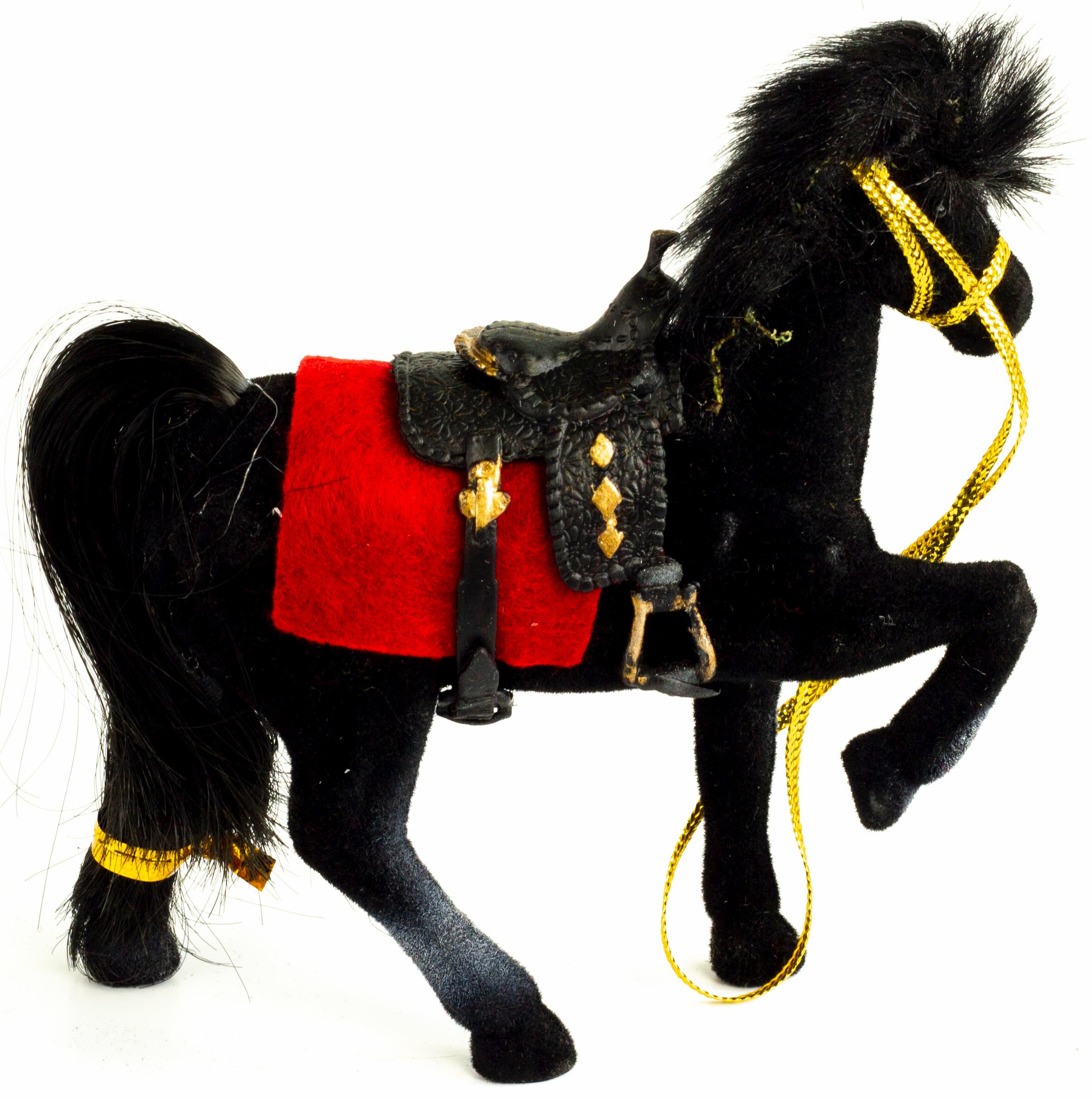 Детская кукольная игрушечная фигурка «Лошадка» 2549-8-9, для девочек, 12 см. / Черный
