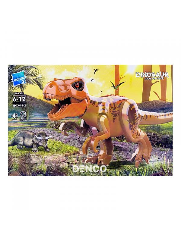 Набор 2 фигурки с коричневым динозавром со звуком Парк Юрского периода (Jurassic World 048-2)