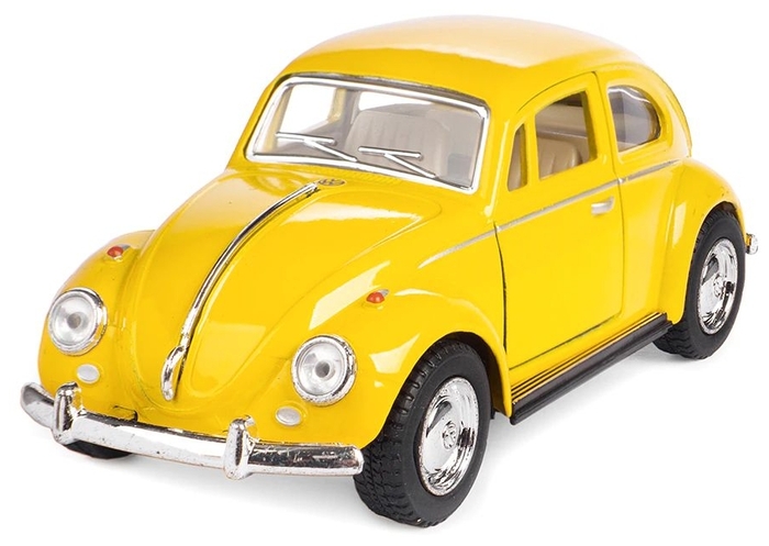 Металлическая машинка Kinsmart 1:32 «1967 Volkswagen Classical Beetle» KT5057D инерционная / Микс