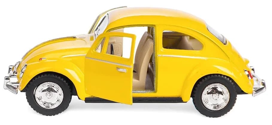 Металлическая машинка Kinsmart 1:32 «1967 Volkswagen Classical Beetle» KT5057D инерционная / Микс