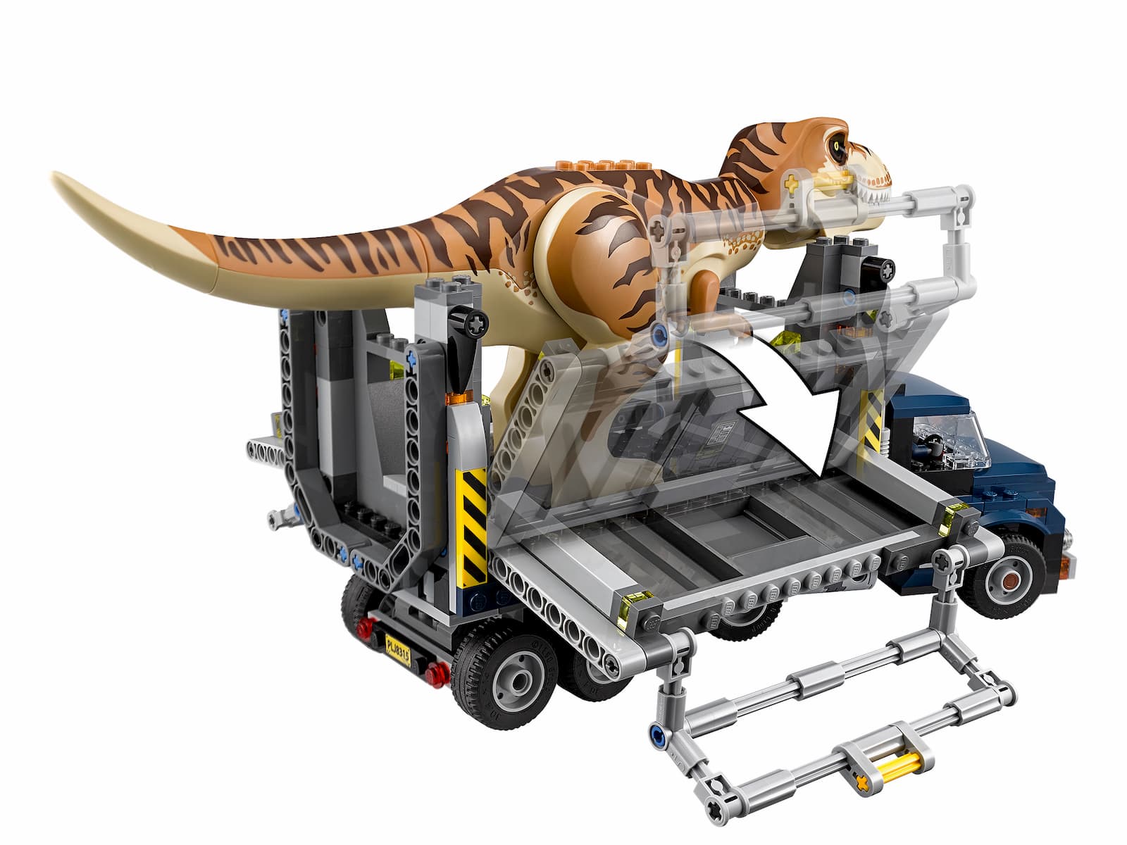 Конструктор Bl «Транспорт для перевозки Тираннозавра» 10927 (Jurassic World 75933) / 638 деталей