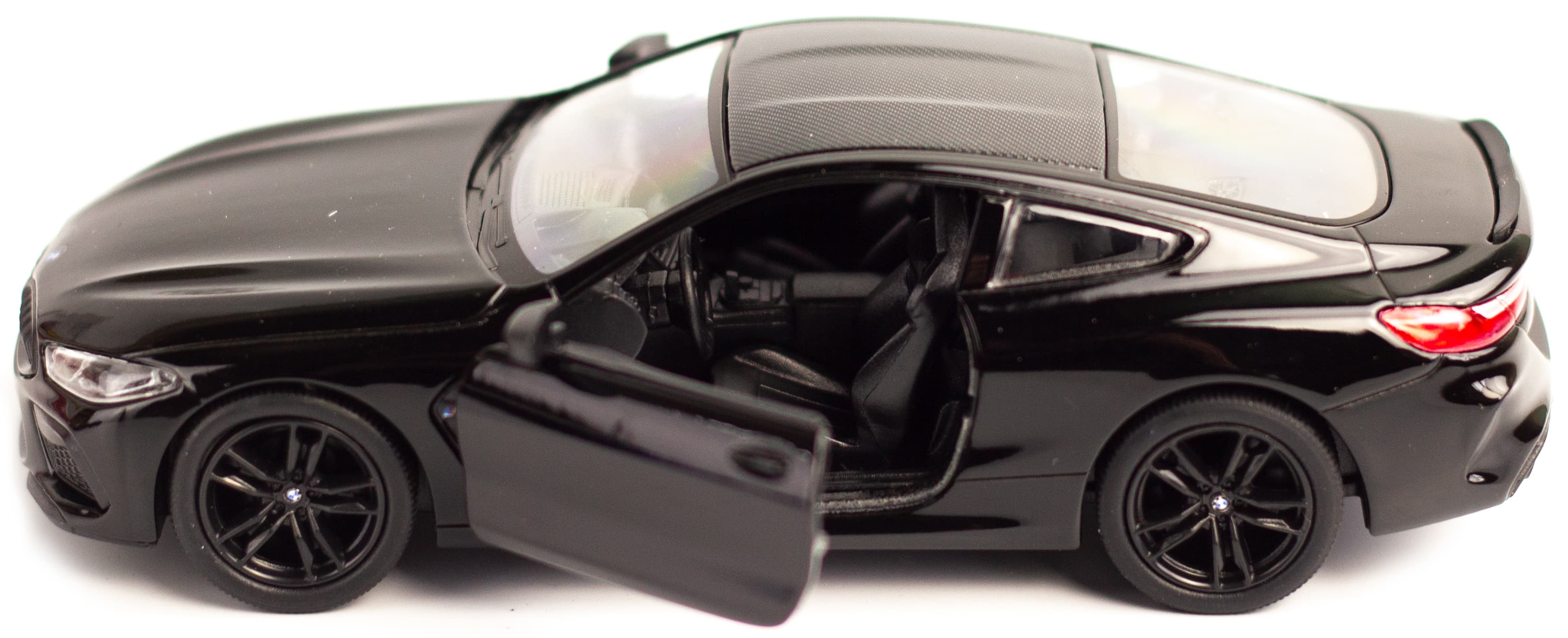 Металлическая машинка Kinsmart 1:38 «BMW M8 Competition Coupe» KT5425D, инерционная / Черный