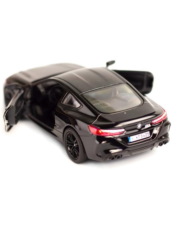 Металлическая машинка Kinsmart 1:38 «BMW M8 Competition Coupe» KT5425D, инерционная / Черный