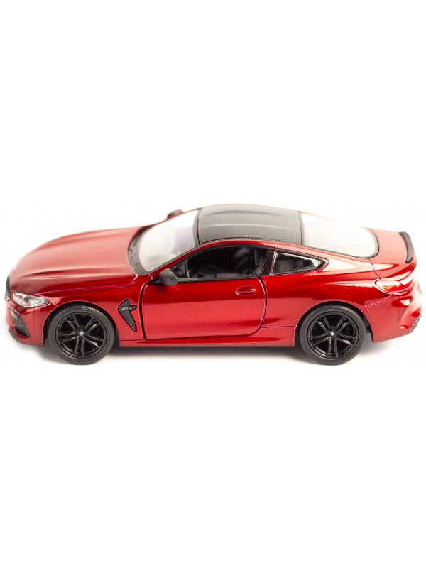 Металлическая машинка Kinsmart 1:38 «BMW M8 Competition Coupe» KT5425D, инерционная / Красный