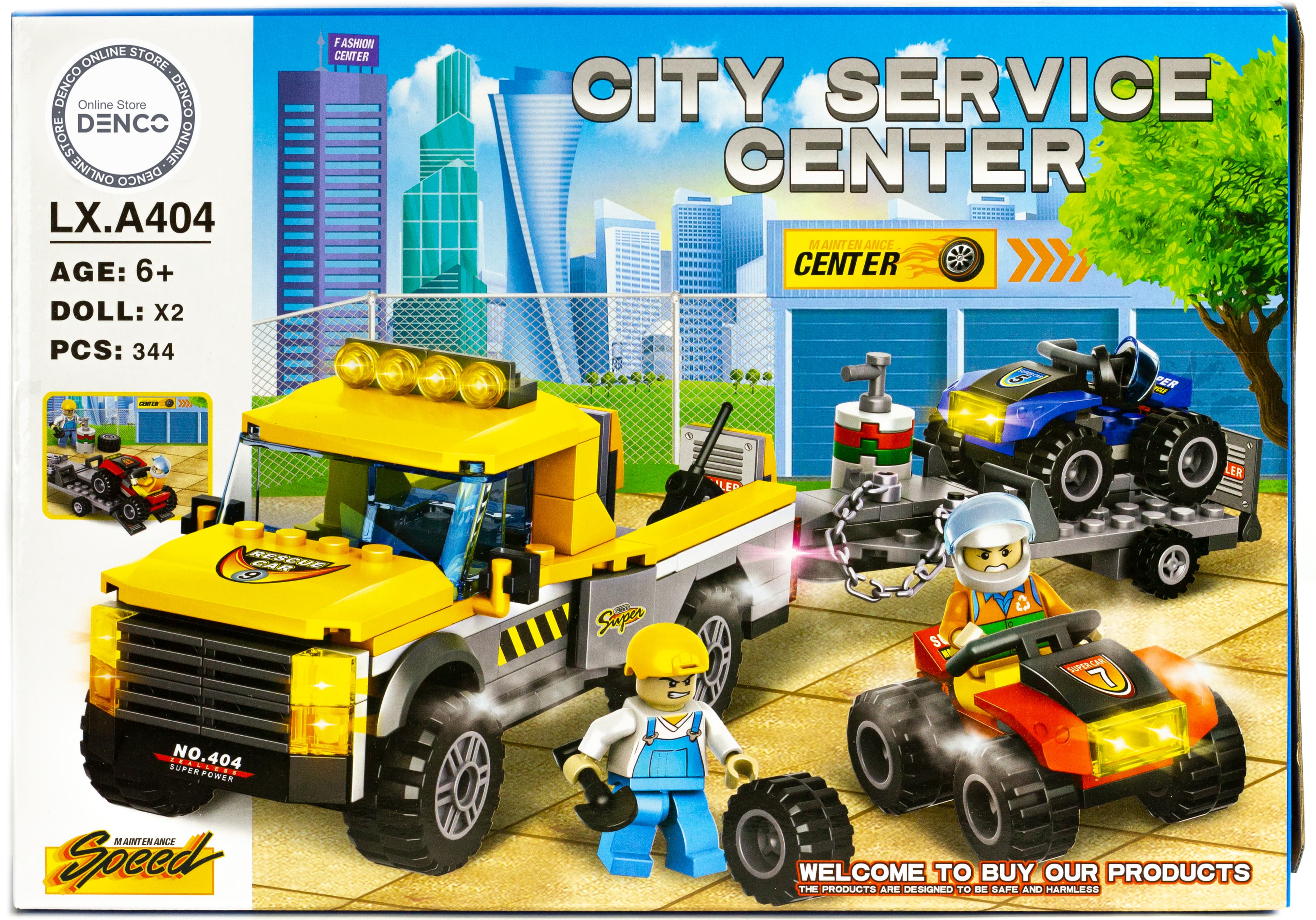 Конструктор LX «Городской Сервисный Центр» LX.A404 / 344 детали