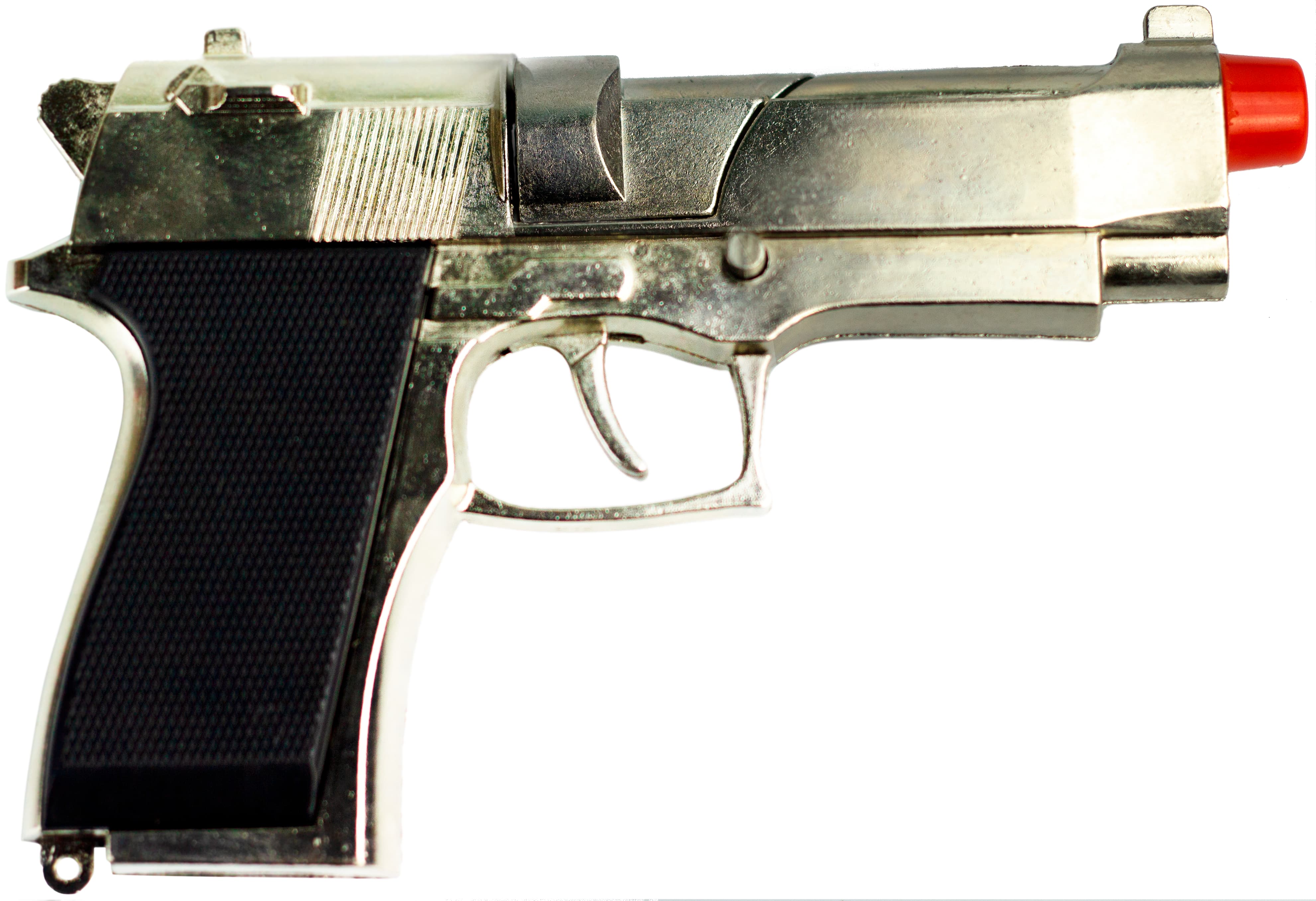 Детский игрушечный Пистолет «Пугач» на 8 пистонов металлический / К901ВН-В
