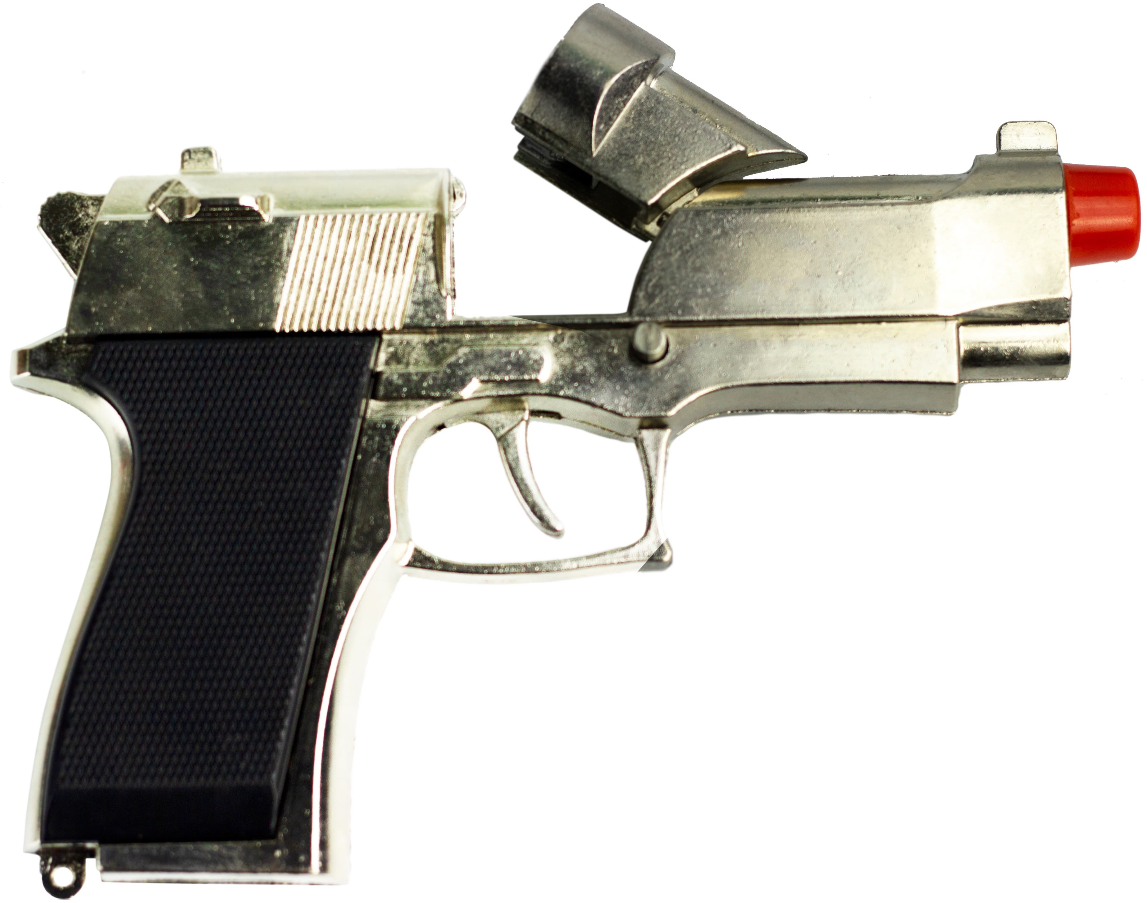 Детский игрушечный Пистолет «Пугач» на 8 пистонов металлический / К901ВН-В