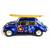Машинка металлическая Kinsmart 1:24 «1967 Volkswagen Classical Beetle w/ wooden surfboard» KT7002DFS-1, инерционная / Синяя