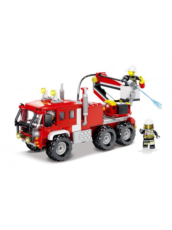 Конструктор Kazi «Пожарная машина с подъемным механизмом» KY80526 (City) / 256 деталей