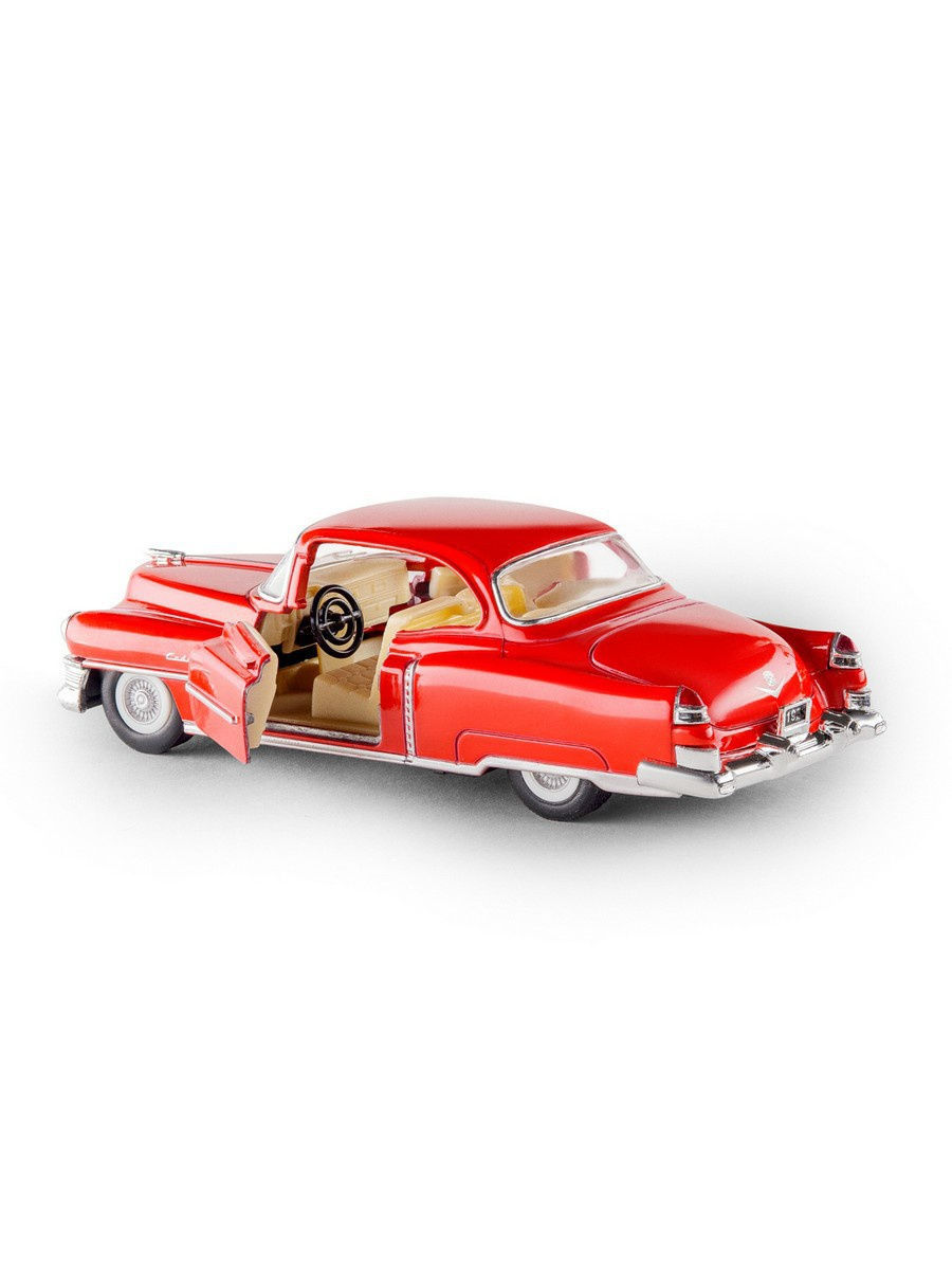 Металлическая машинка Kinsmart 1:43 «1953 Cadillac Series 62 Coupe» KT5339D, инерционная / Красный