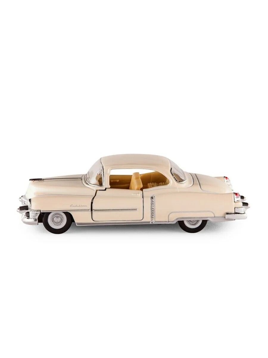 Металлическая машинка Kinsmart 1:43 «1953 Cadillac Series 62 Coupe» KT5339D, инерционная / Бежевый