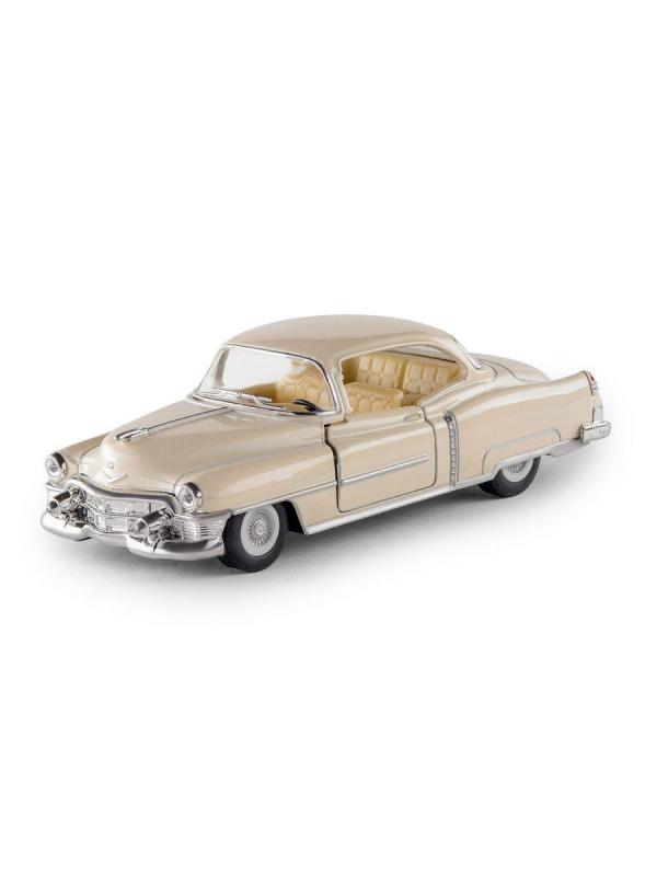 Металлическая машинка Kinsmart 1:43 «1953 Cadillac Series 62 Coupe» KT5339D, инерционная / Бежевый