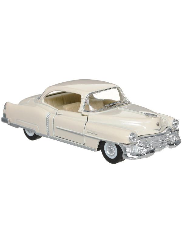 Металлическая машинка Kinsmart 1:43 «1953 Cadillac Series 62 Coupe» KT5339D, инерционная / Бежевый