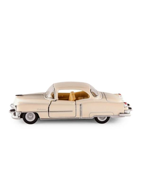 Металлическая машинка Kinsmart 1:43 «1953 Cadillac Series 62 Coupe» KT5339D, инерционная / Бежевый