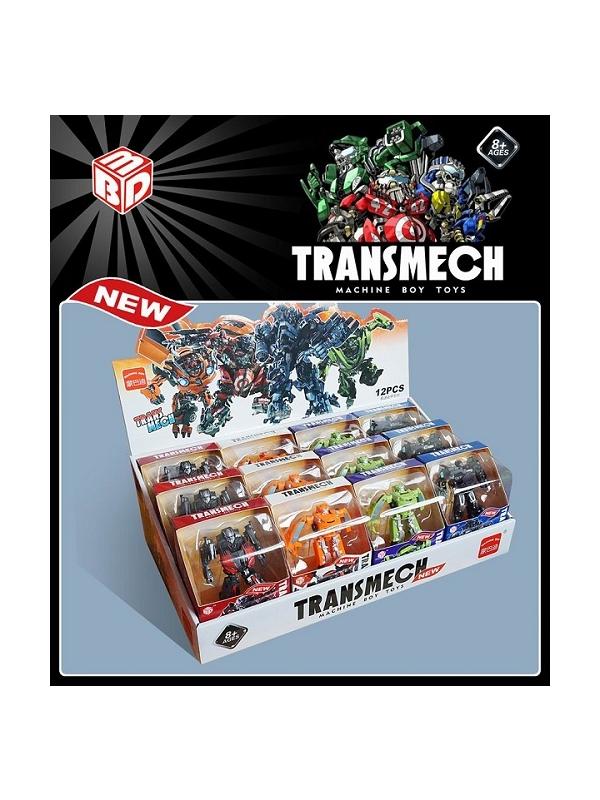 Роботы-трансформеры 4 вида 12 шт в упаковке