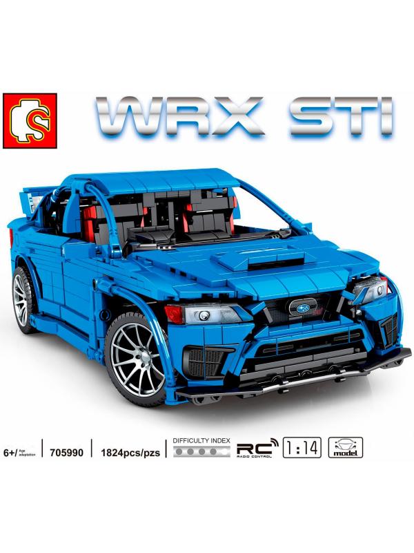 Радиоуправляемый конструктор Sembo Block 1:14 «Subaru WRX STI» 705990 / 1824 деталей
