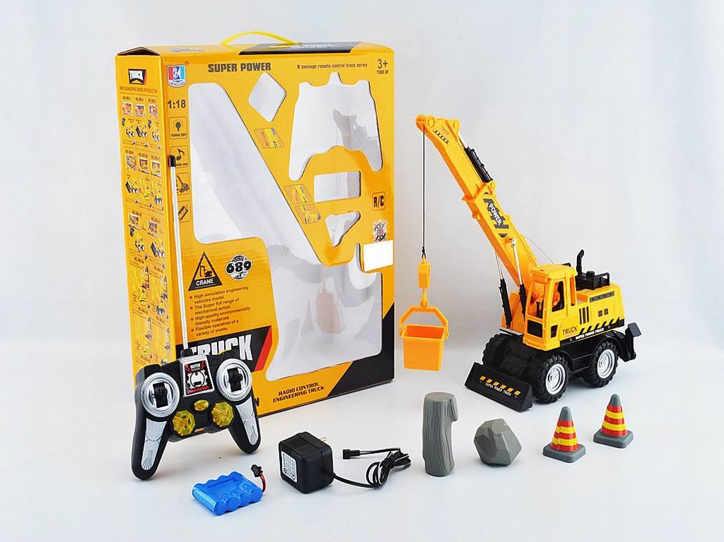 Автокран на радиоуправлении в коробке 40х33х14см