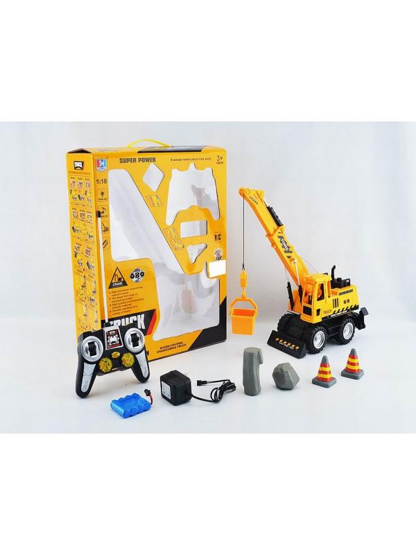 Автокран на радиоуправлении в коробке 40х33х14см