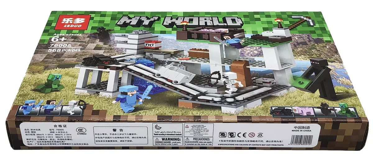 Конструктор Leduo Мини шахта «My World» 76005 (Minecraft) / 568 деталей
