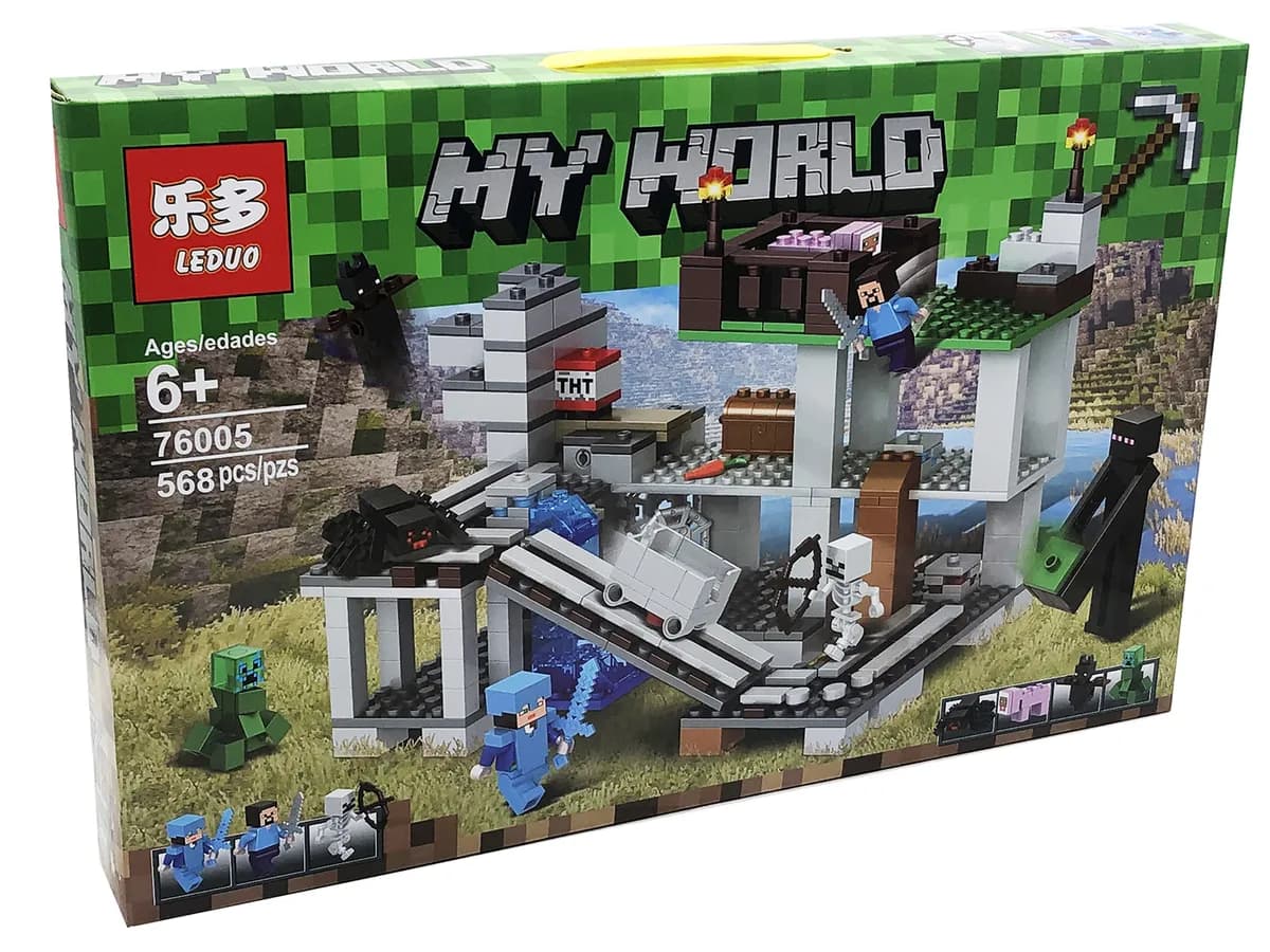 Конструктор Leduo Мини шахта «My World» 76005 (Minecraft) / 568 деталей