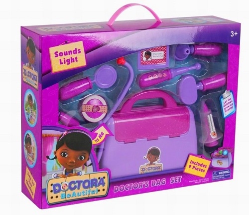 Чемоданчик Доктора Плюшева 12 предметов 42х10х32см в коробке