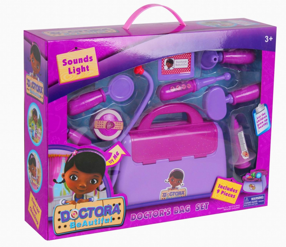 Чемоданчик Доктора Плюшева 12 предметов 42х10х32см в коробке