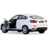Металлическая машинка Kinsmart 1:38 «BMW X6» KT5336D, инерционная / Белый