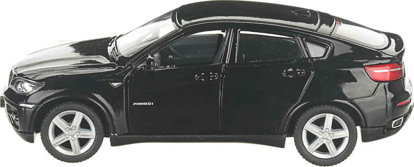 Металлическая машинка Kinsmart 1:38 «BMW X6» KT5336D, инерционная / Черный