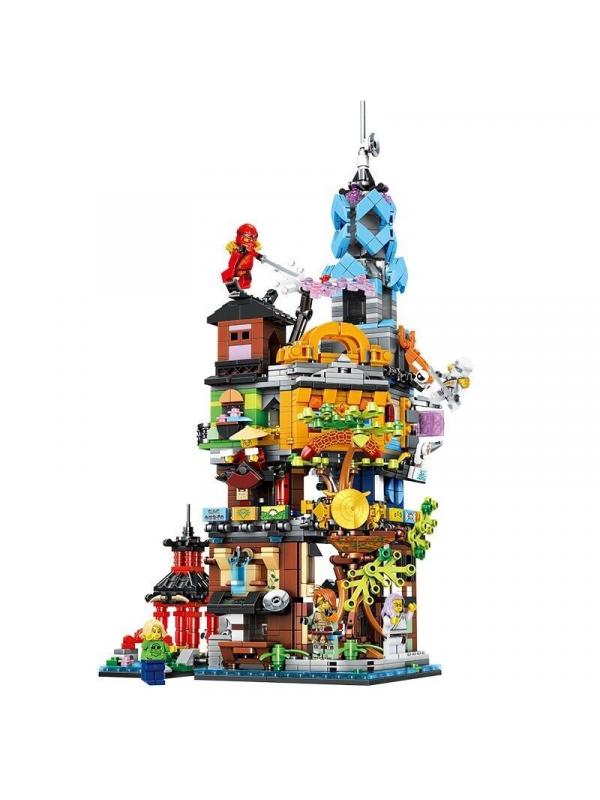 Конструктор Leduo «Сады Ниндзяго-Сити» 76082 (НиндзяГо 71741) / 1661 деталь