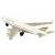 Металлическая модель самолета Jet Liner «Boeing / Airbus International airlines» 13 см. 8511312B  / белый