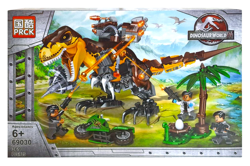 Конструктор PRCK «Dinosaur World» 69030 (Jurassic World) / 369 деталей