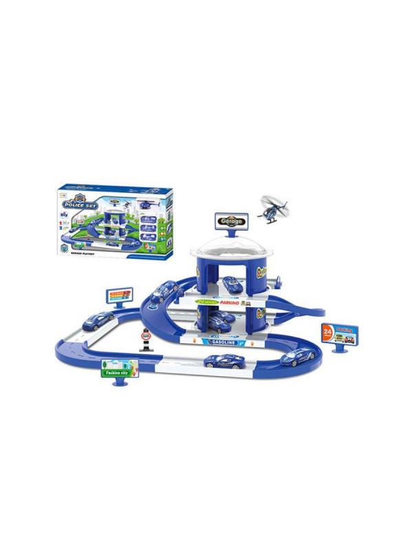 Игрушечная многоуровневая парковка «Police set» с машинками 94.5х52х76 см / В7588