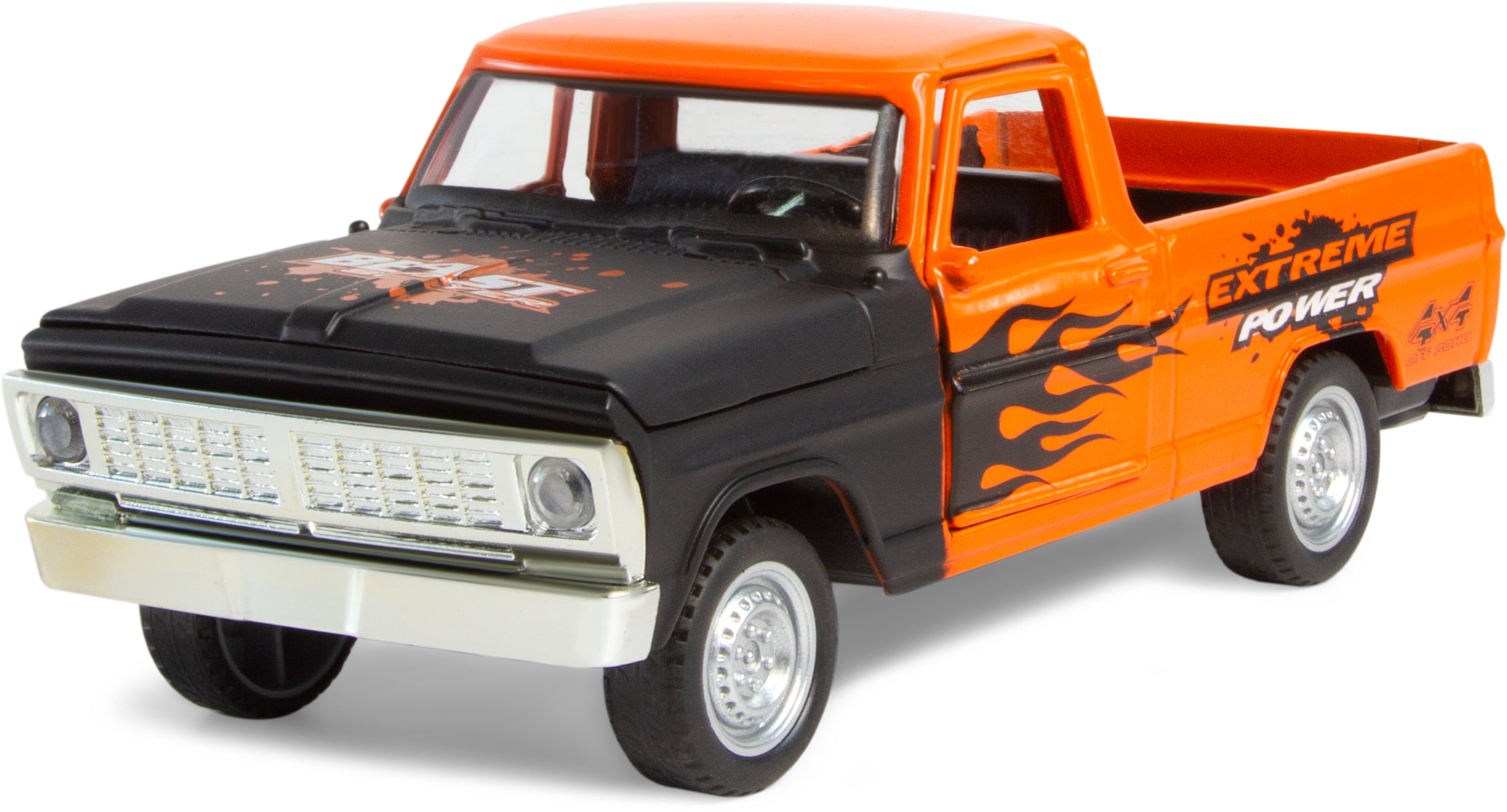 Металлическая машинка «Пикап» 1813Р-12D свет, звук, инерция / Микс