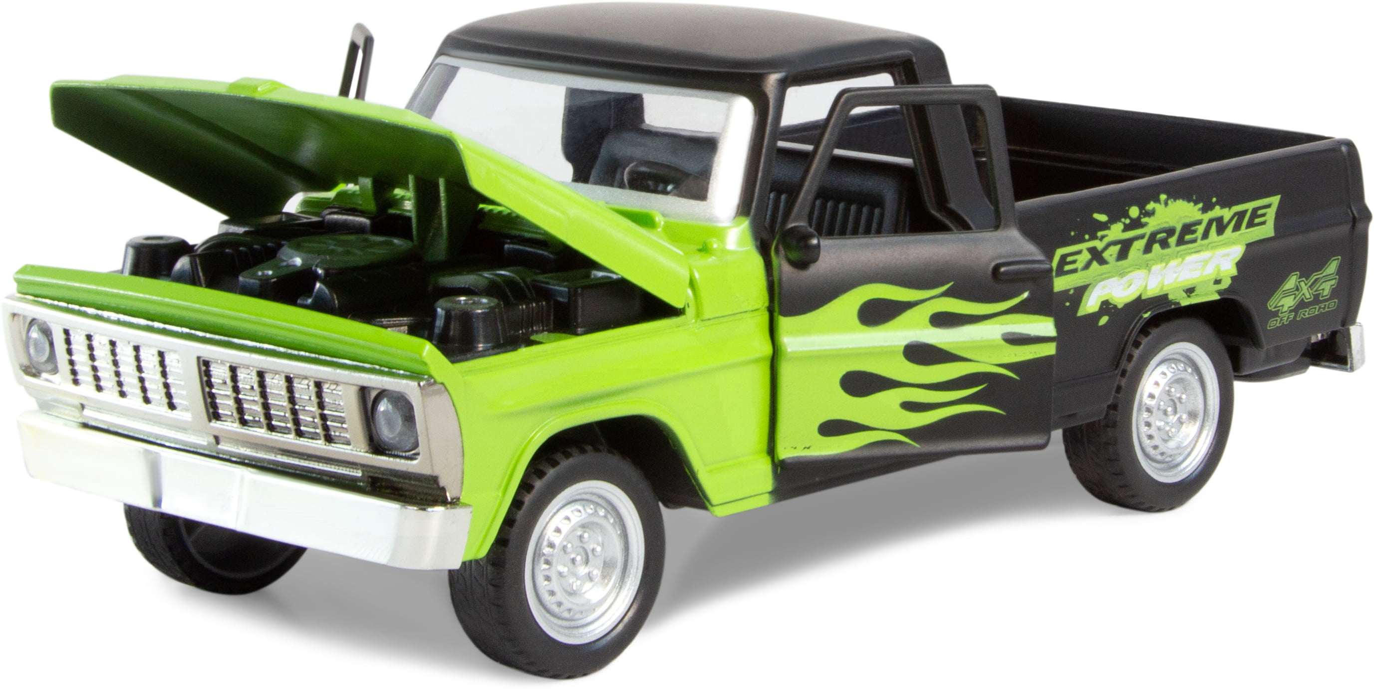 Металлическая машинка «Пикап» 1813Р-12D свет, звук, инерция / Микс