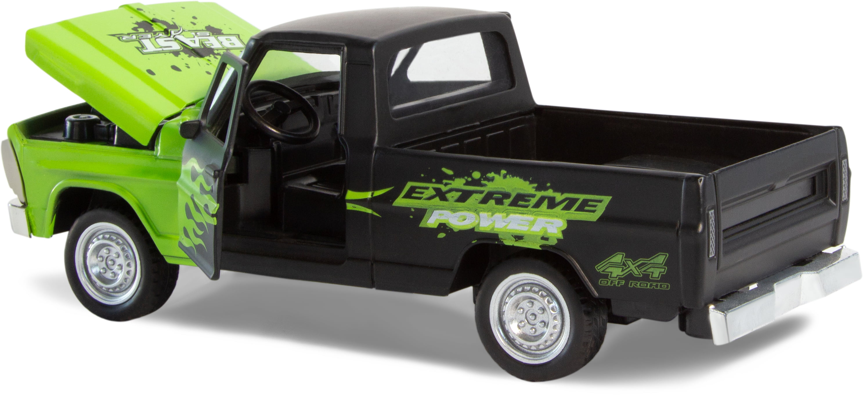 Металлическая машинка «Пикап» 1813Р-12D свет, звук, инерция / Микс