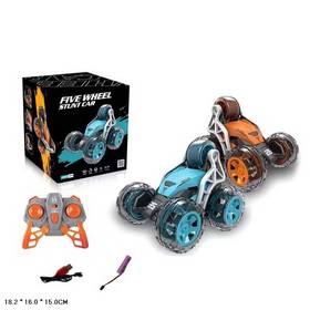 Радиоуправляемая машинка-перевёртыш со световыми и звуковыми эффектами М2335-056 / Микс