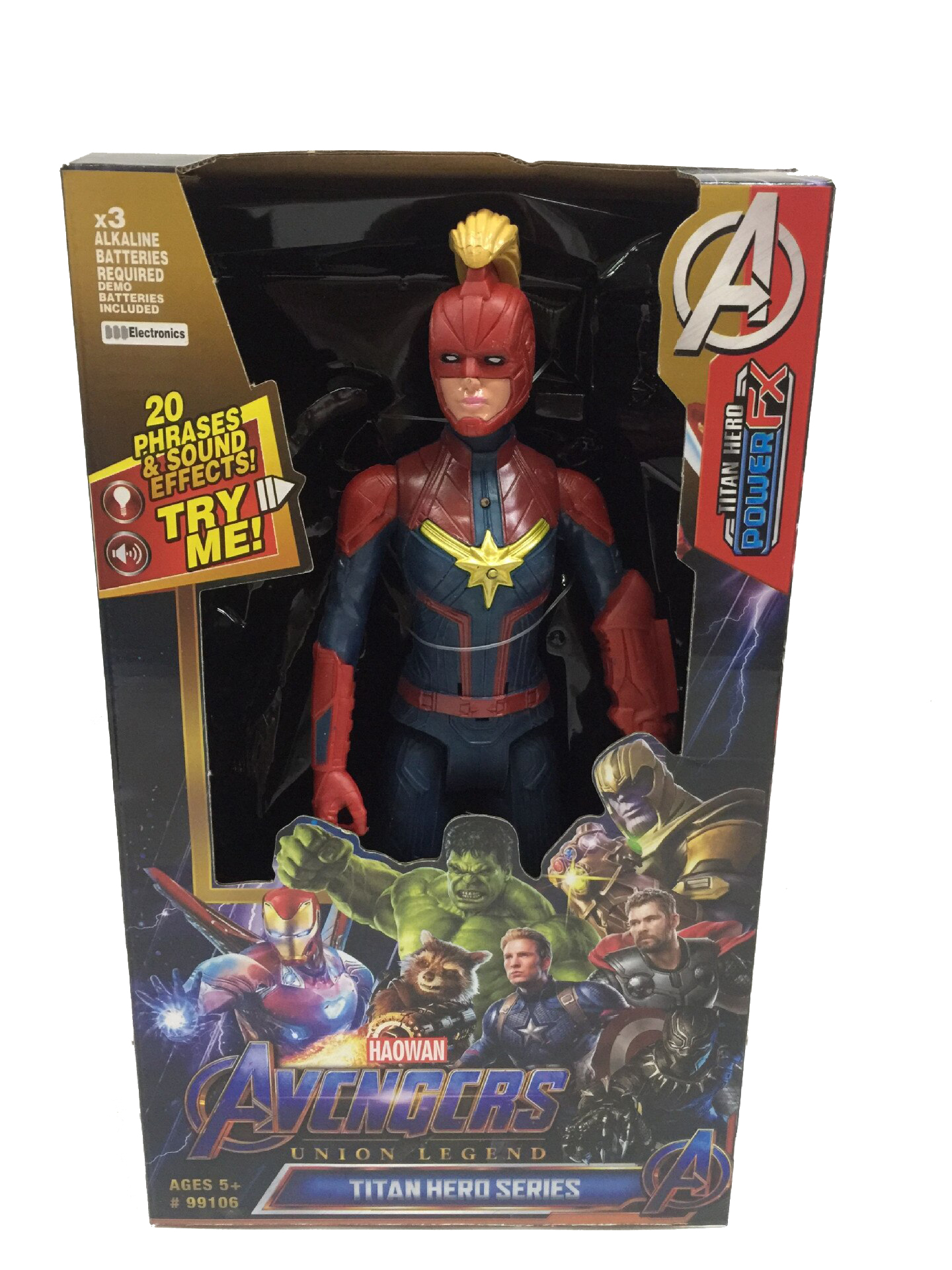 Фигурка героя 30 см «‎Мстители» со звуковыми эффектами 99106 / Микс