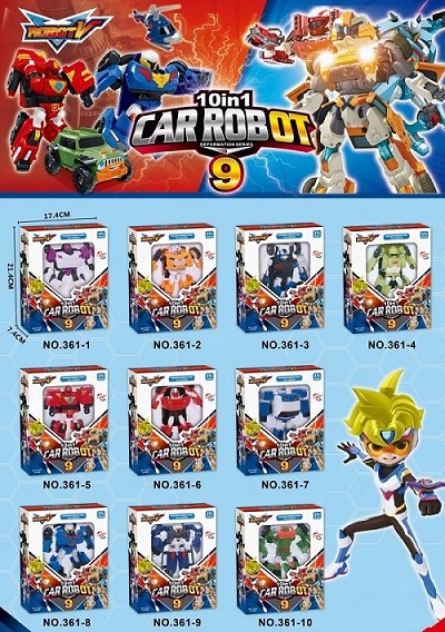 Трансформер мини робот 