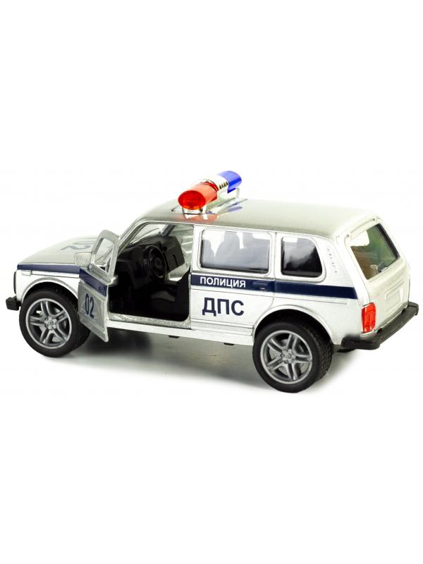 Металлическая машинка Tian Du 1:32 «Нива: Полиция» F1132-4, 11,2 см., инерционная / Микс