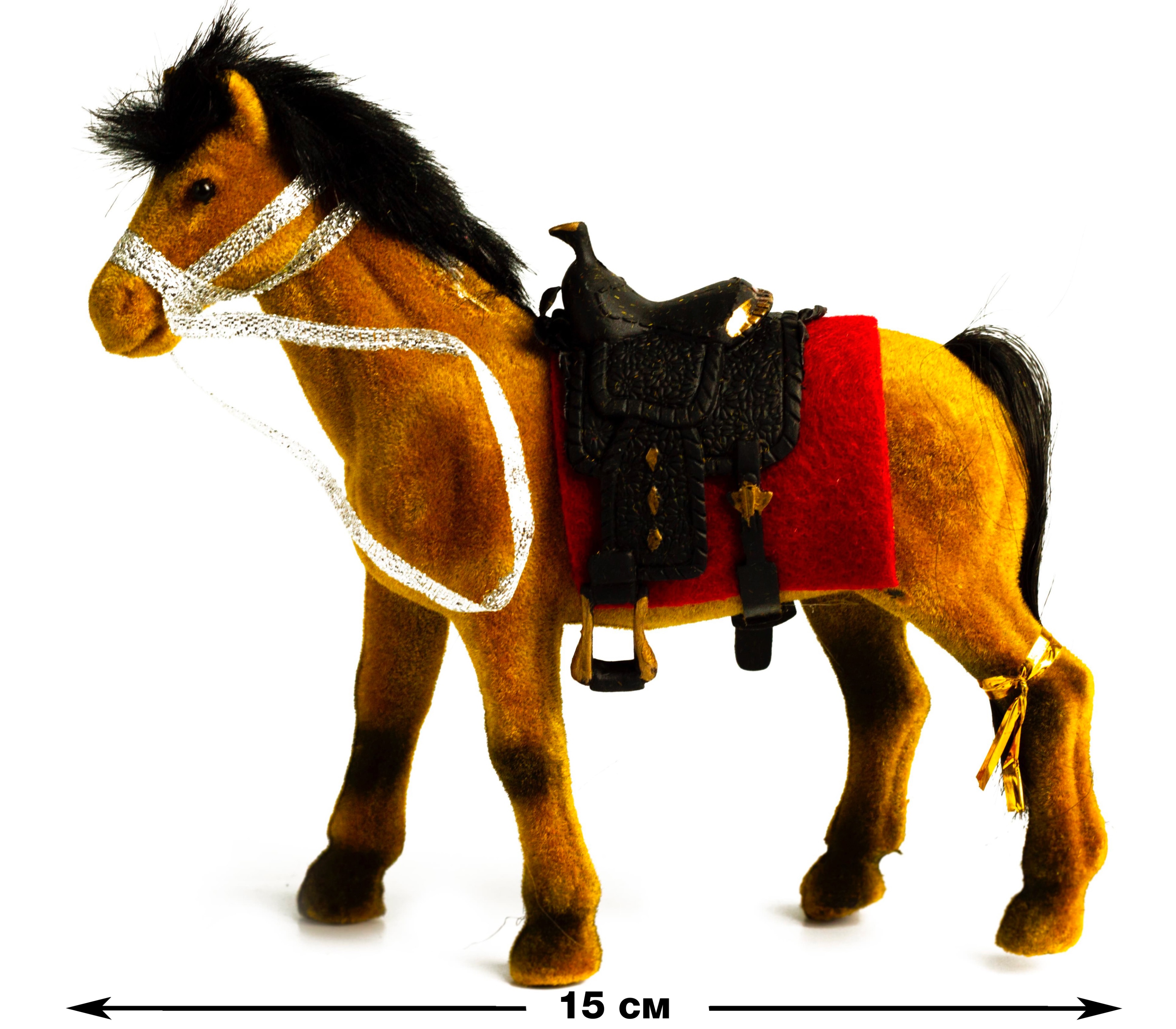 Детская кукольная игрушечная фигурка-лошадка Play Smart «Сивка-бурка» 2545, для девочек, 15 см. / Коричневый