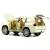 Металлическая машинка Che Zhi 1:24 «Toyota Land Cruiser 200» CZ123A, 20.2 см., инерционная, свет, звук / Микс