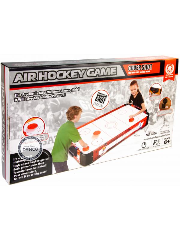 Настольная игра Аэрохоккей «Air Hockey Game» 7638, на батарейках / 76 х 9 х 38 см.